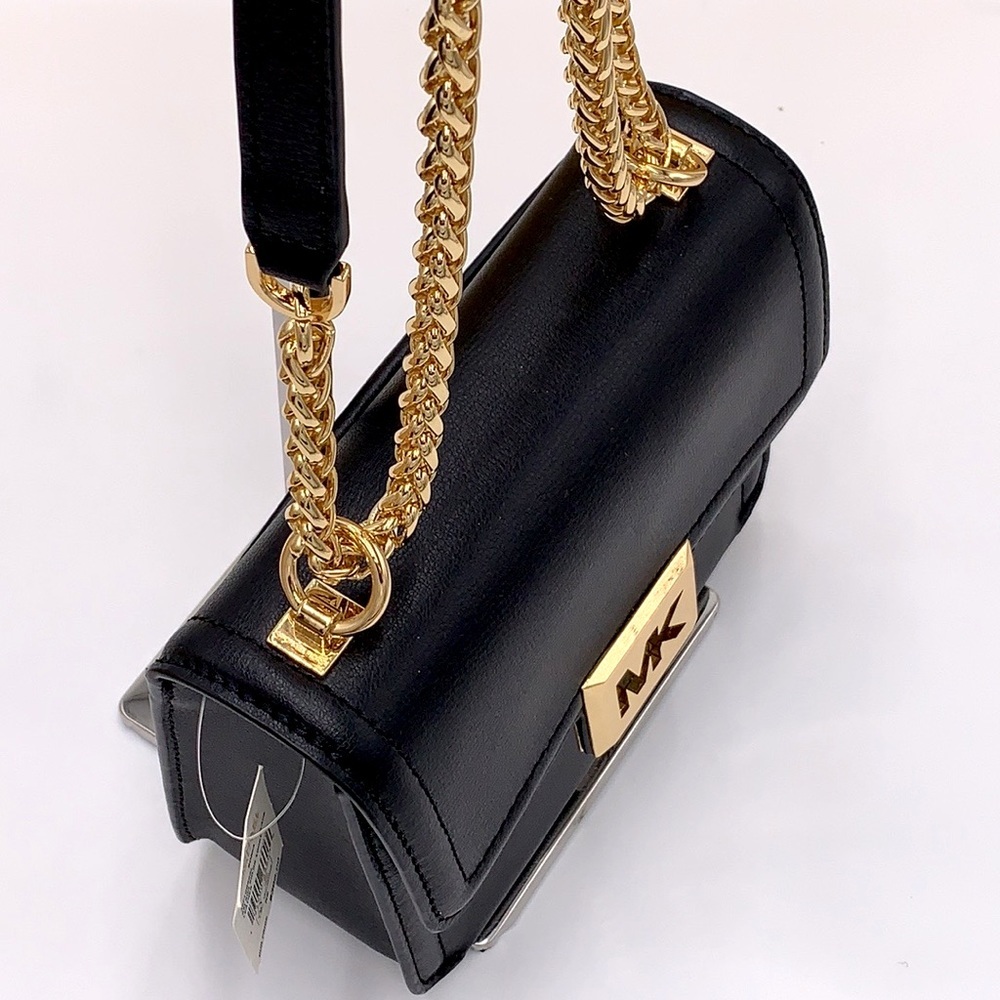 MICHAEL KORS SONIA SMALL SHOULDER XBODY BLACK COLOR - Picture 9 of 16